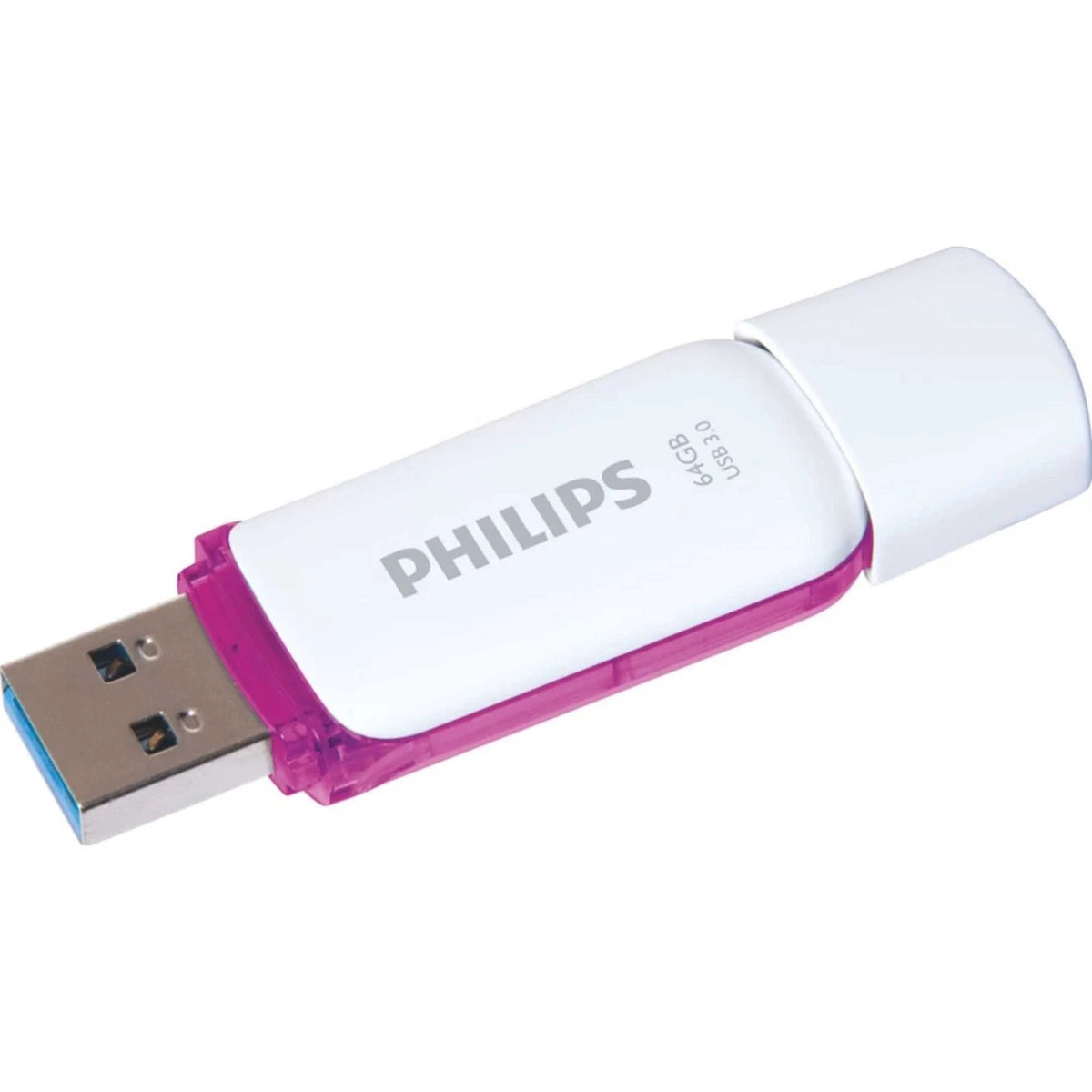 Philips USB 3.0 Flash Drive White 64GB PHIUSB64GBSNOW3 | Super Speed | Up To 100MB Per Second