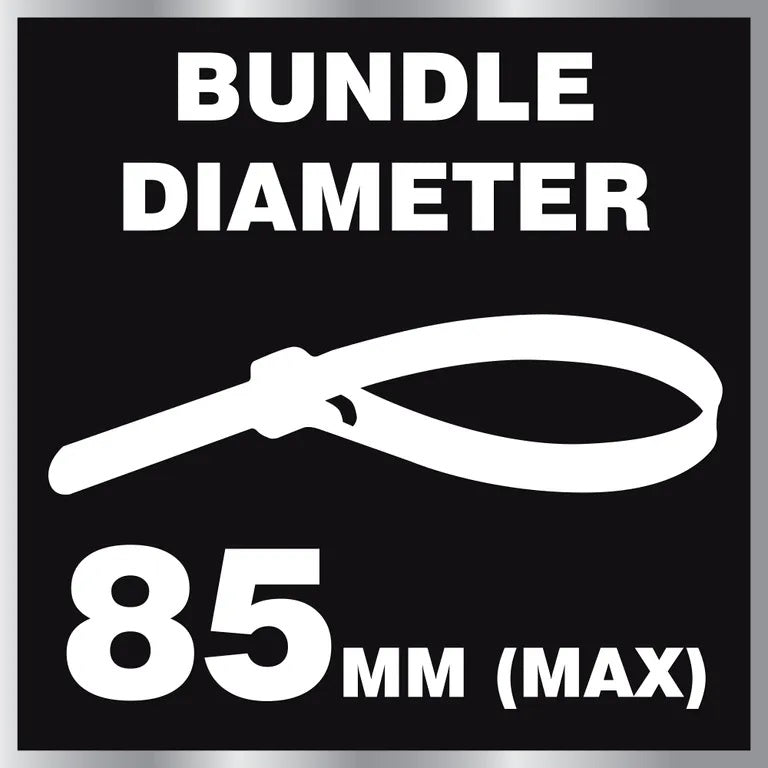 Dekton Heavy-Duty Multi Purpose Cable Ties Black 300mm x 4.8mm Pack of 40 DT70471B | Clic-Loc Technology | High Tensile Strength | Temperature Resistant | Self-Locking Teeth | For Indoor and Outdoor Use | UV Resistance | Bundle Diameter 85mm | Holds Up