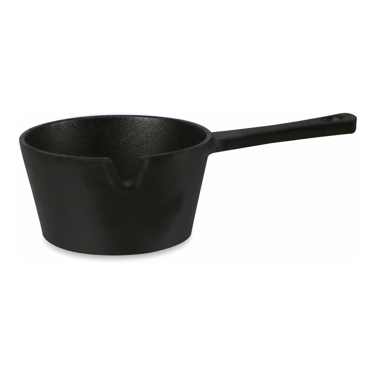 Excellent Houseware Cast Iron Multipurpose Tapas Pan Black 180ml C85000300 | With Pouring Spout | Durable Serving Pan | Heat Retaining Kitchen Cookware | Kitchen Essentials | Serving Pan | Rustic Kitchenware