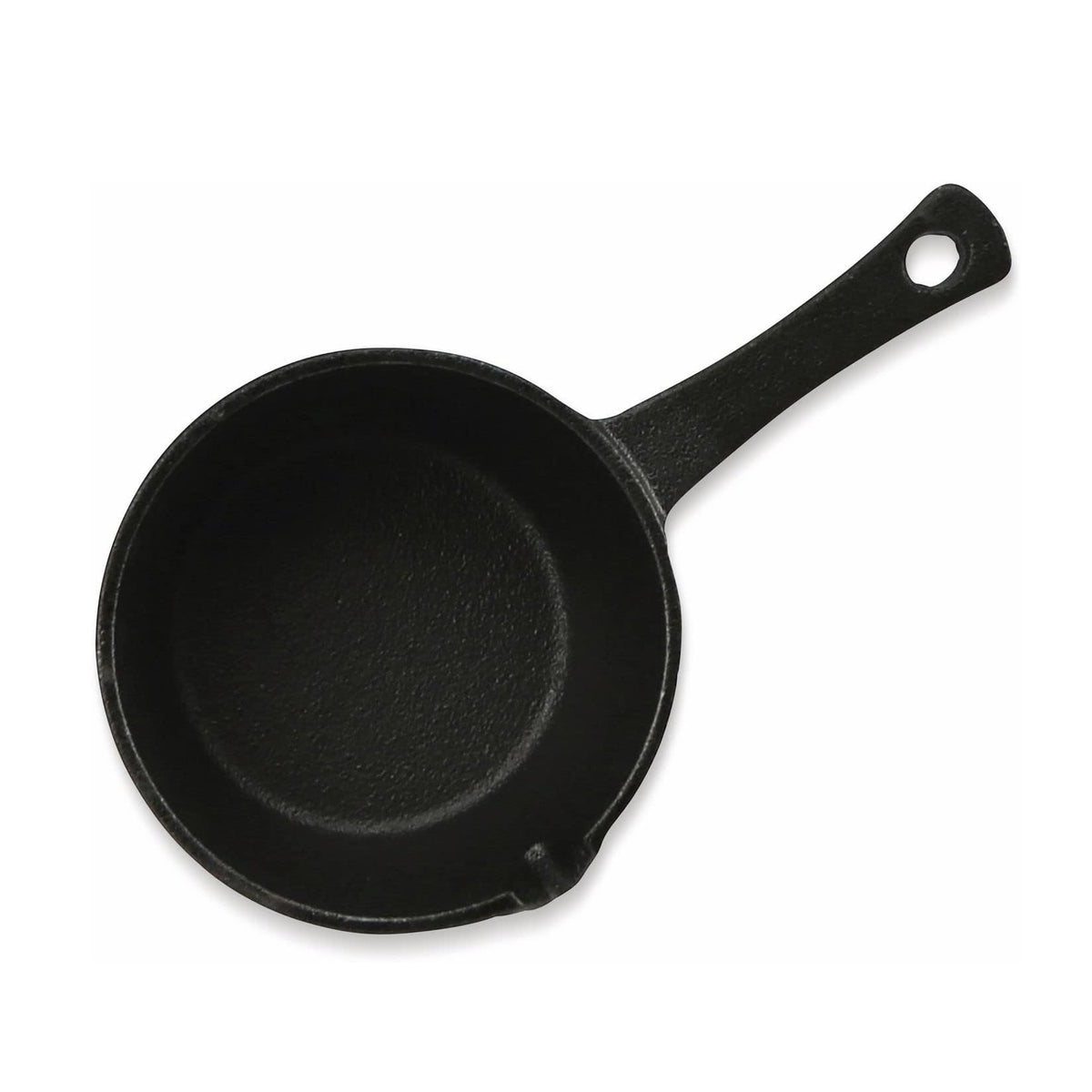 Excellent Houseware Cast Iron Multipurpose Tapas Pan Black 180ml C85000300 | With Pouring Spout | Durable Serving Pan | Heat Retaining Kitchen Cookware | Kitchen Essentials | Serving Pan | Rustic Kitchenware