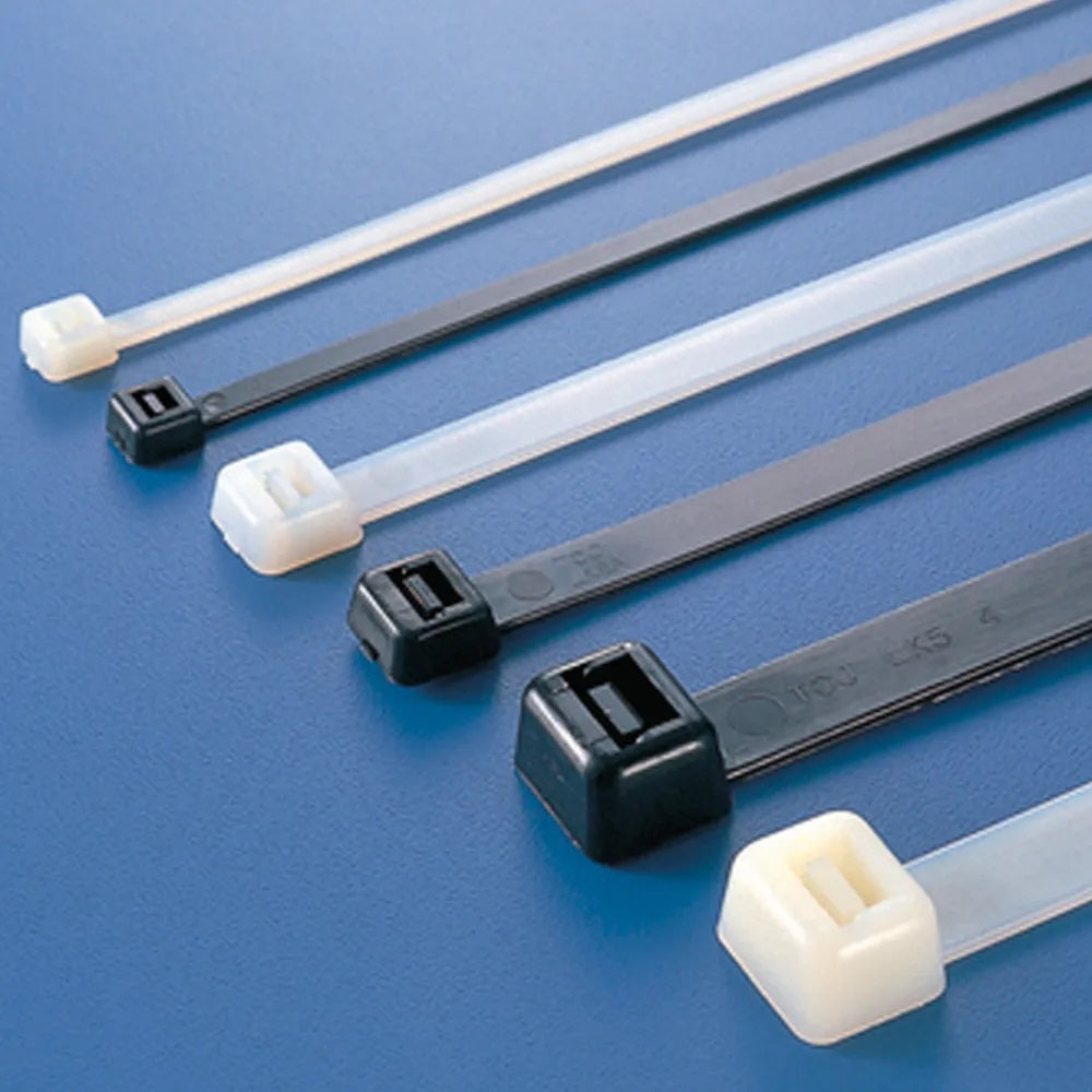 Dekton Heavy-Duty Multi Purpose Cable Ties White 380mm x 4.8mm Pack of 30 DT70475B | Clic-Loc Technology | High Tensile Strength | Temperature Resistant | Self-Locking Teeth | For Indoor and Outdoor Use | UV Resistance | Bundle Diameter 100mm | Holds Up