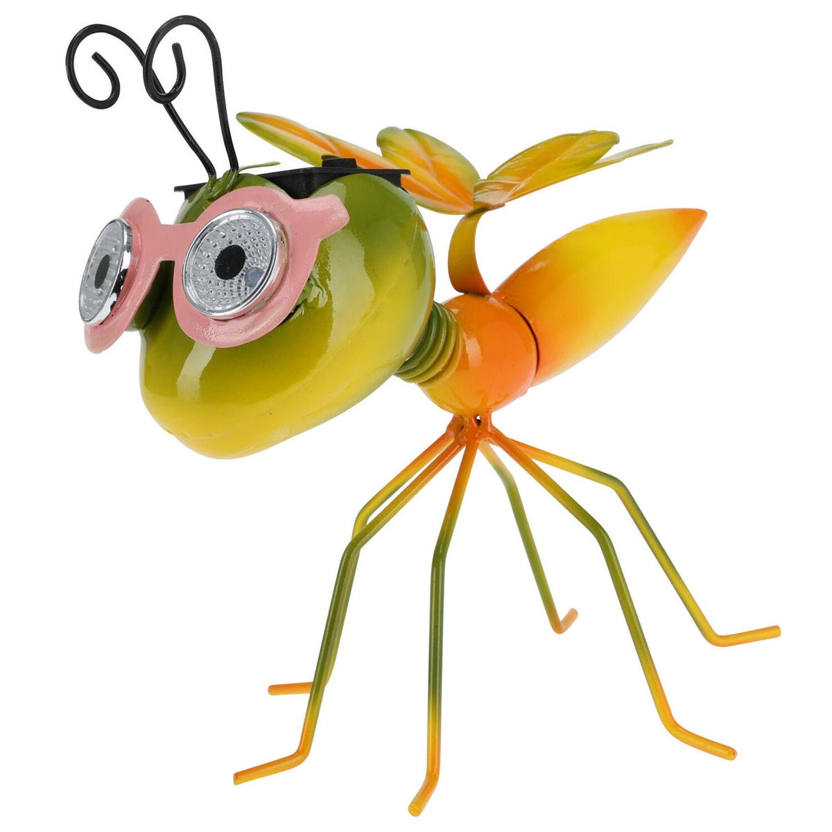 LED Solar Lamp Garden Animal Assorted 20cm x 9cm x 21cm 573000090 | Solar Garden Light | Decorative Insect Lamp | Metal Patio Light