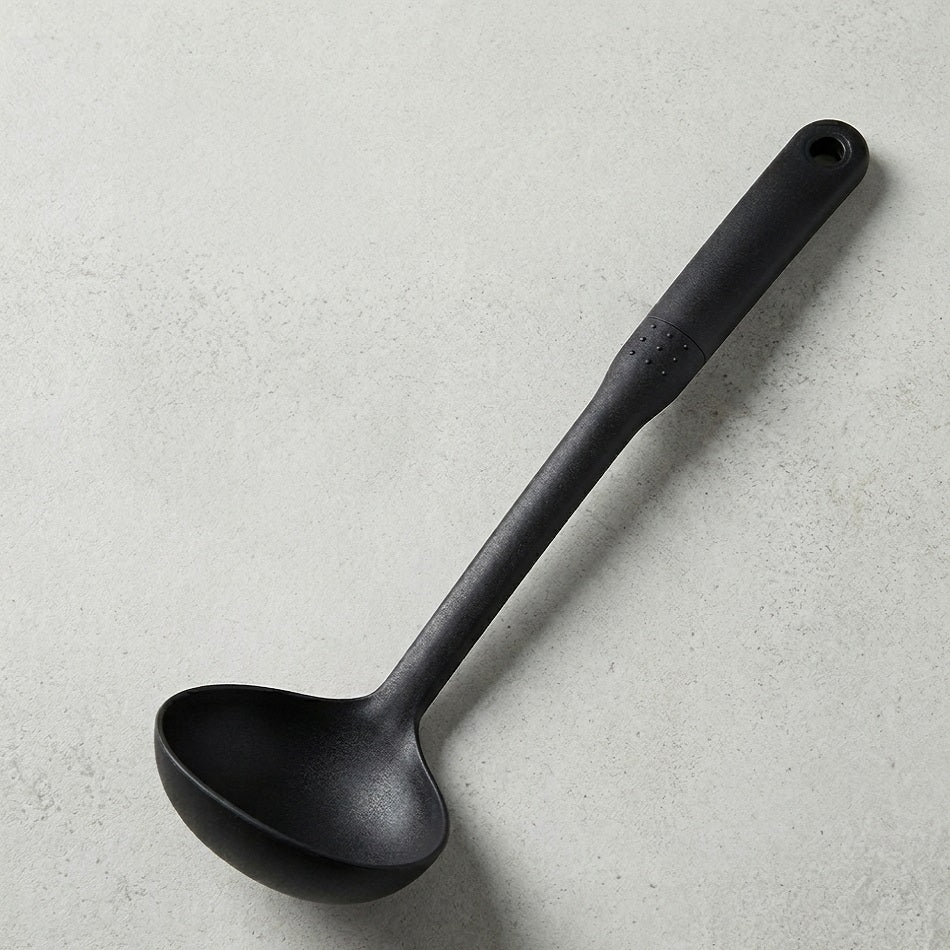 Pendeford Creative Kitchen Ladle Black CK1010 | Heat Resistant to 210 Degree Celsius Serving Spoon | Durable Nylon Soup Ladle | Easy Clean Cooking Utensil | Kitchen Serving Tool | Lightweight Ergonomic Kitchen Utensil