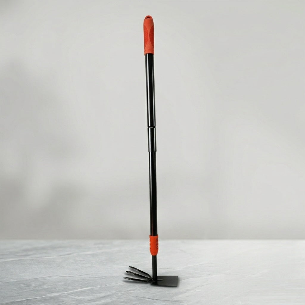 Green Blade Telescopic Weeder Black and Red GT310 | Heavy Duty Extendable Garden Weeding Tool | Steel Handle Weed Remover | Soft Grip Handle | Durable Carbon Steel Head | Garden Hand Tool