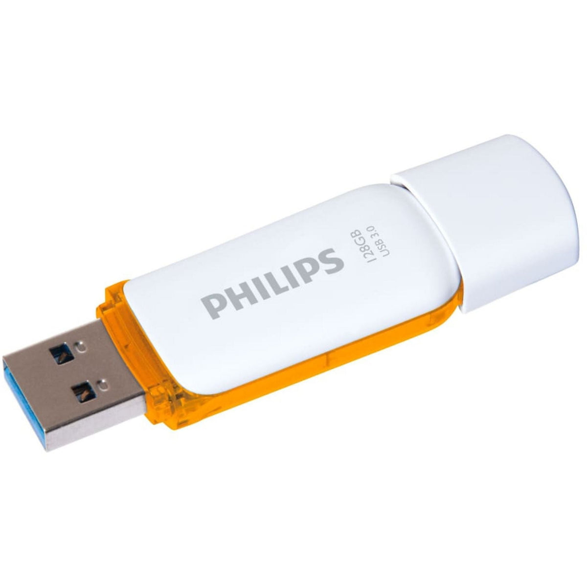 Philips Snow Edition USB 3.0 Flash Drive 128GB White FM12FD75B | Super Speed | Up To 100MB Per Second