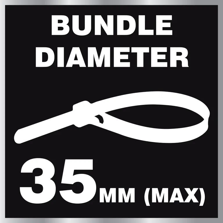 Dekton Heavy-Duty Multi Purpose Cable Ties Black 150mm x 2.5mm Pack of 150 DT70456B | Clic-Loc Technology | High Tensile Strength | Temperature Resistant | Self-Locking Teeth | For Indoor and Outdoor Use | UV Resistance | Bundle Diameter 35mm | Holds Up