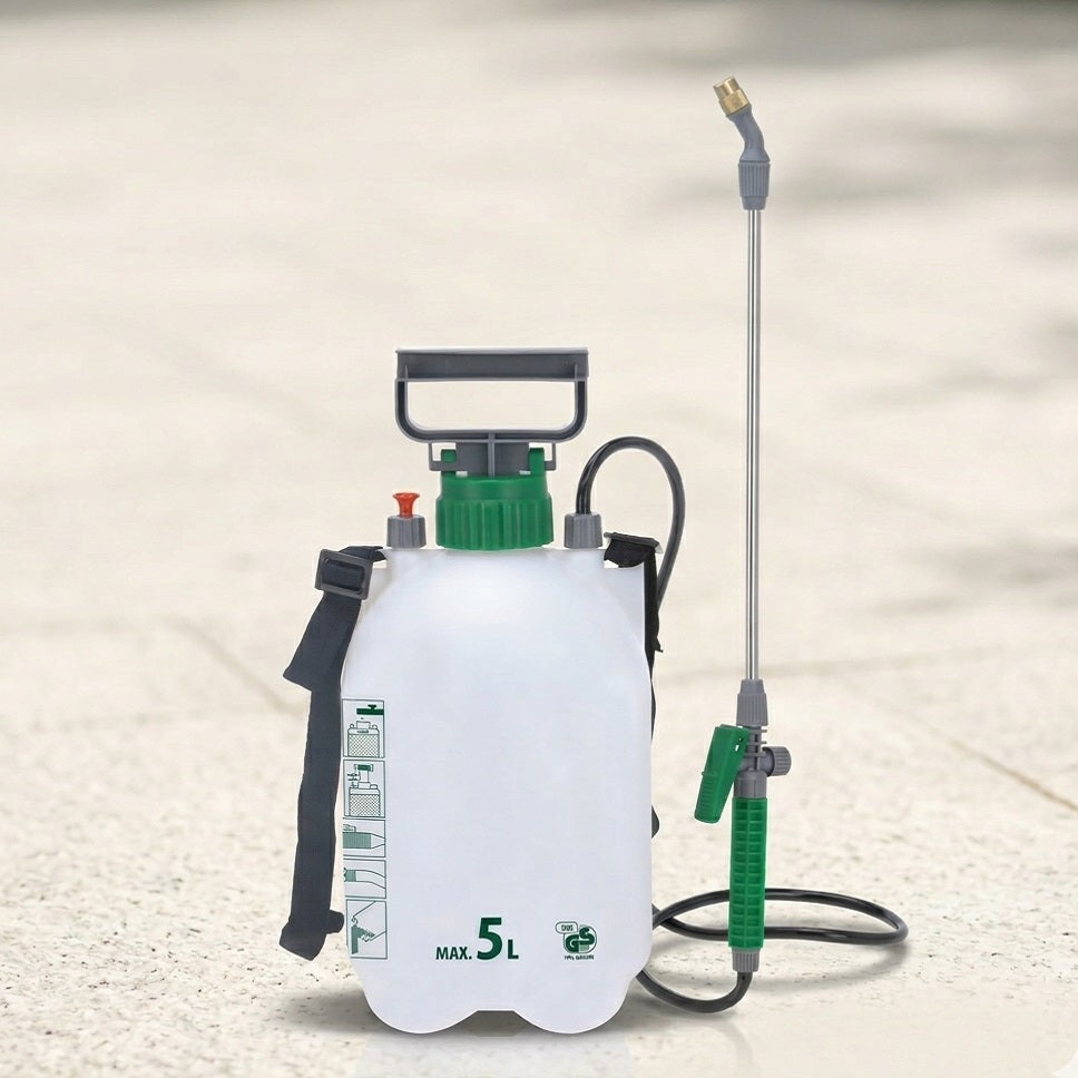 ProGarden Pressure Sprayer White 5Ltr DV9000010 | Garden Pump Sprayer | Plant Water Sprayer | Handheld Pressure Sprayer | Adjustable Nozzle Sprayer | Outdoor Gardening Sprayer