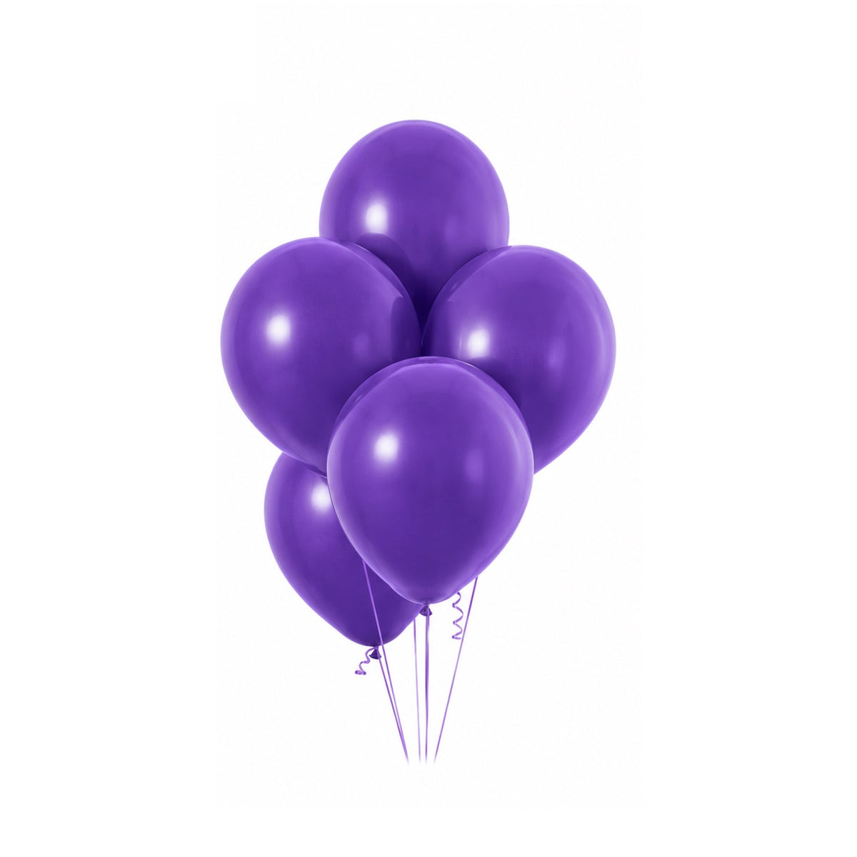 Unique Latex Balloons Purple 12-Inch Pack of 10 88044 | Party Balloons | Helium Balloons | Decorative Balloons | Birthday Celebration Balloons