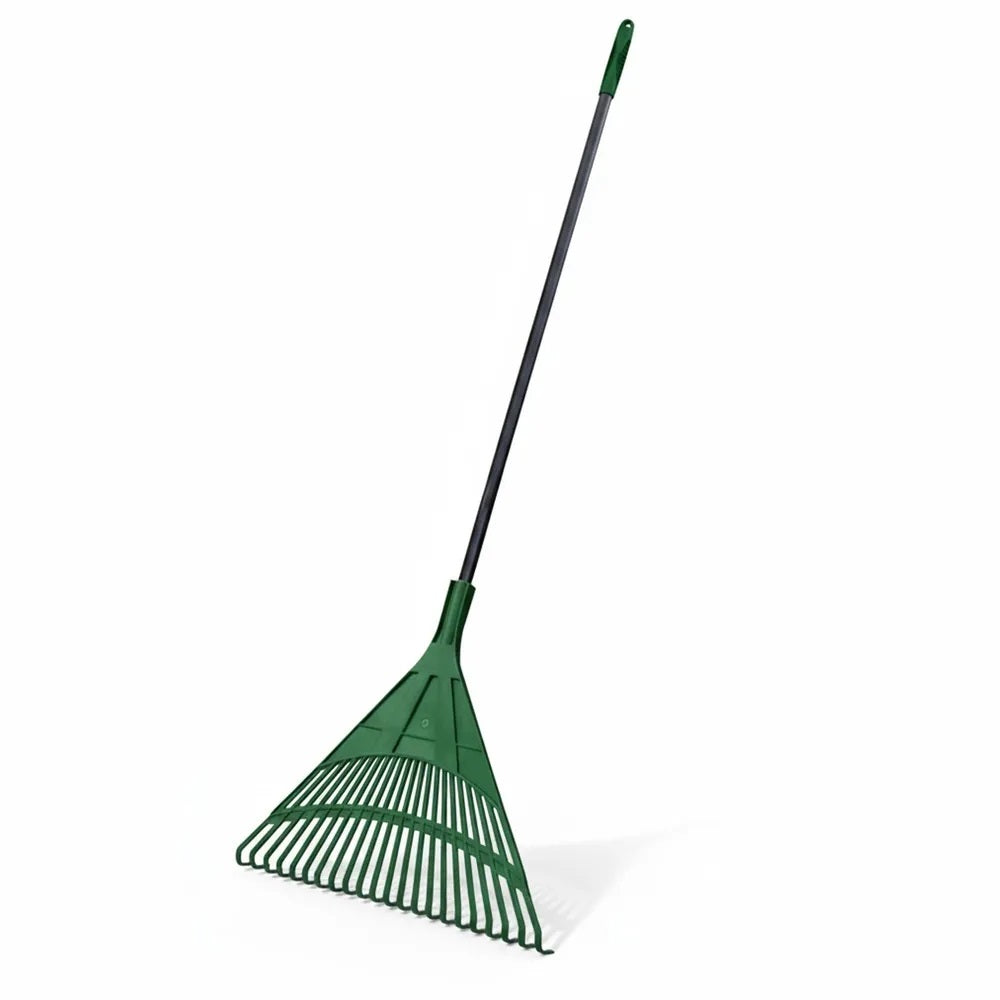 Dekton Grass Rake Green 50cm DTG5215 | Outdoor Gardening Tool | Leaf Rake