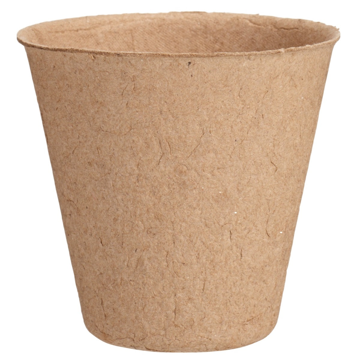 Pro Garden Round Paper Seedling Pots Brown 8cm 12-Piece CE9000020 | Eco-Friendly | Compostable Fiber Pots | Biodegradable