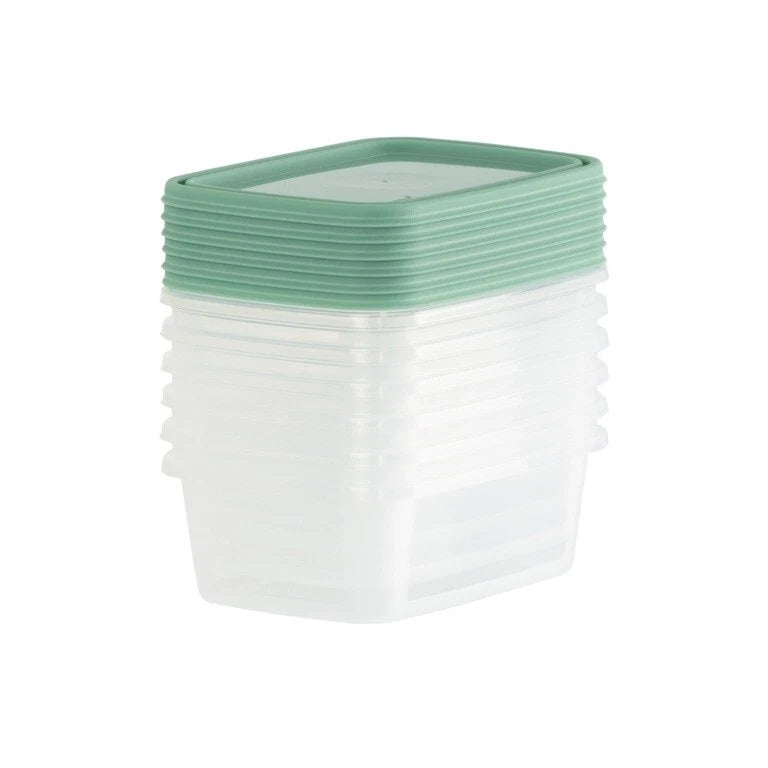 Wham Everyday Food Box with Lid Clear 250ml Set of 6 35900 | Ideal for Snack Boxes | Food Storage and Picnics | BPA Free