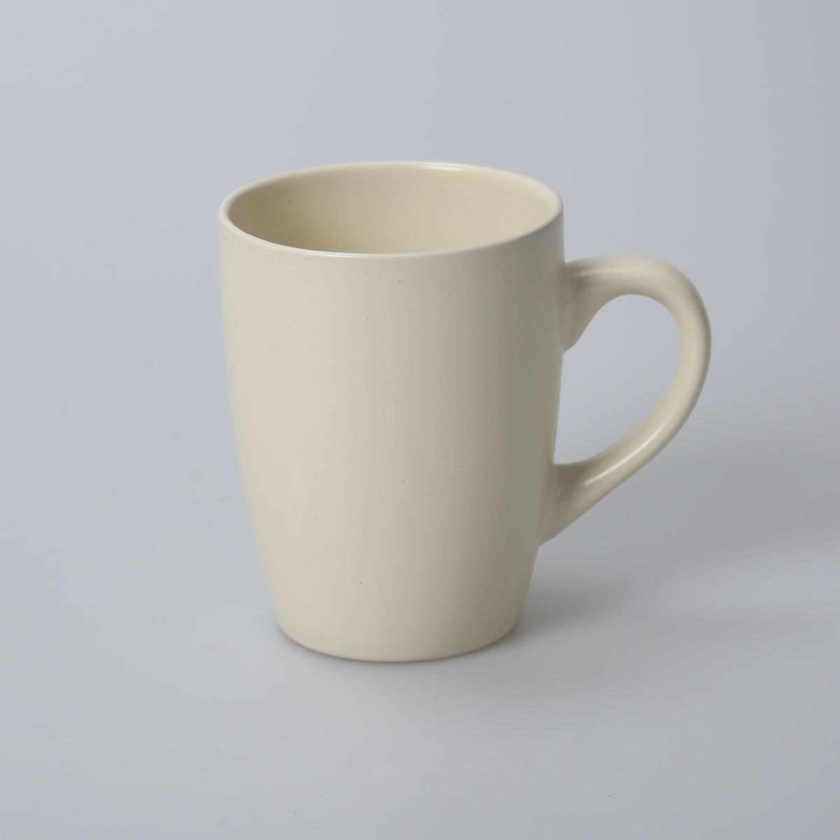 Highlands Stoneware Mug Cream Pack of 4 4SMC | Durable and Long Lasting | Non Porous and Hygienic | Elegant and Timeless Design | Microwave and Dishwasher Safe | Comfortable Handle