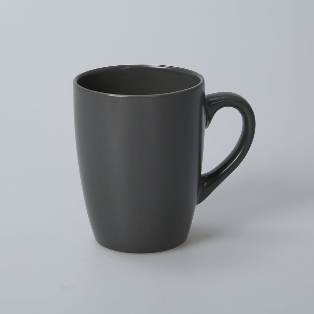 Highlands Stoneware Mug Grey Pack of 4 4SMG | Durable and Long Lasting | Non Porous and Hygienic | Elegant and Timeless Design | Microwave and Dishwasher Safe | Comfortable Handle