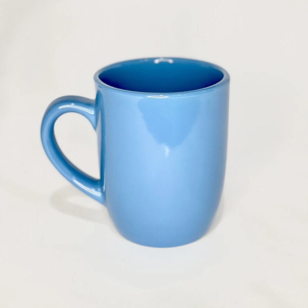 Highlands Stoneware Mug Blue Pack of 4 4SMB | Durable and Long Lasting | Non Porous and Hygienic | Elegant and Timeless Design | Microwave and Dishwasher Safe | Comfortable Handle