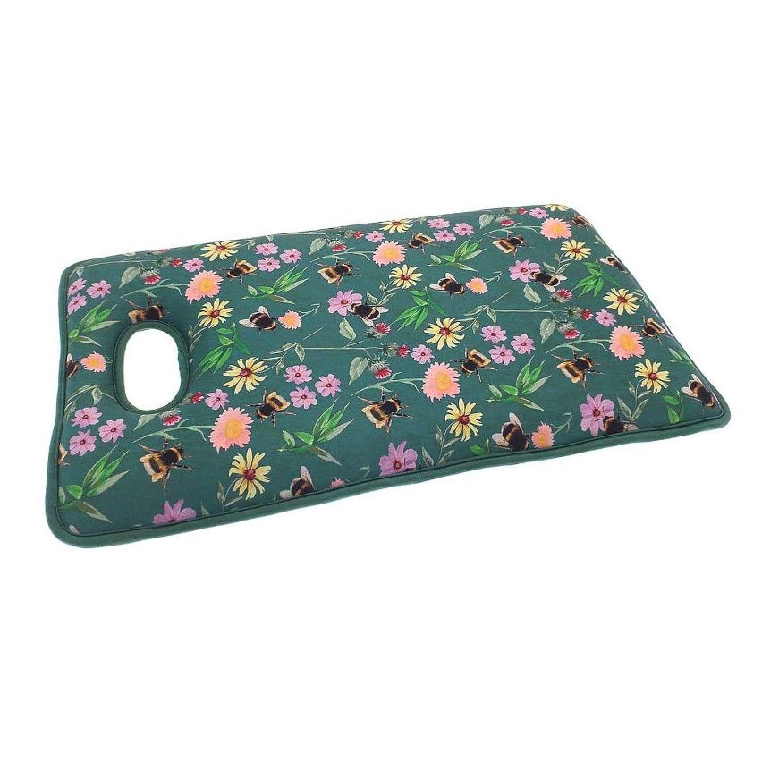 Country Club The Cultivated Gardener Meadow Bee Kneeling Pad Green Large OUT246210 | Outer 100 Percent Polyester with SBR Coating | Inner 50 Percent Polyurethane Foam