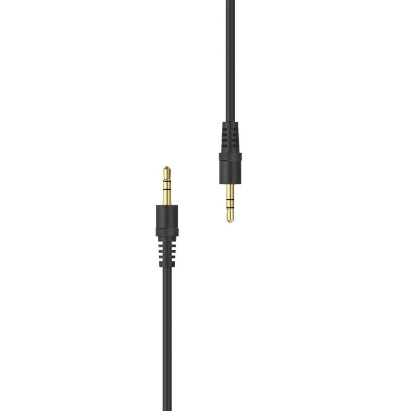 Groov-e 3.5mm Audio Cable Black 1.5Mtr GVMA081BK | Male to Male Aux | Stereo Jack Lead