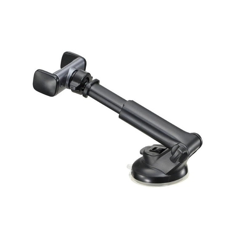 Groov-e Car Phone Mount Black GVWM10BK | 360 Degrees Rotation | Suction Cup | Fits Devices 4.5-Inch to 7-Inch