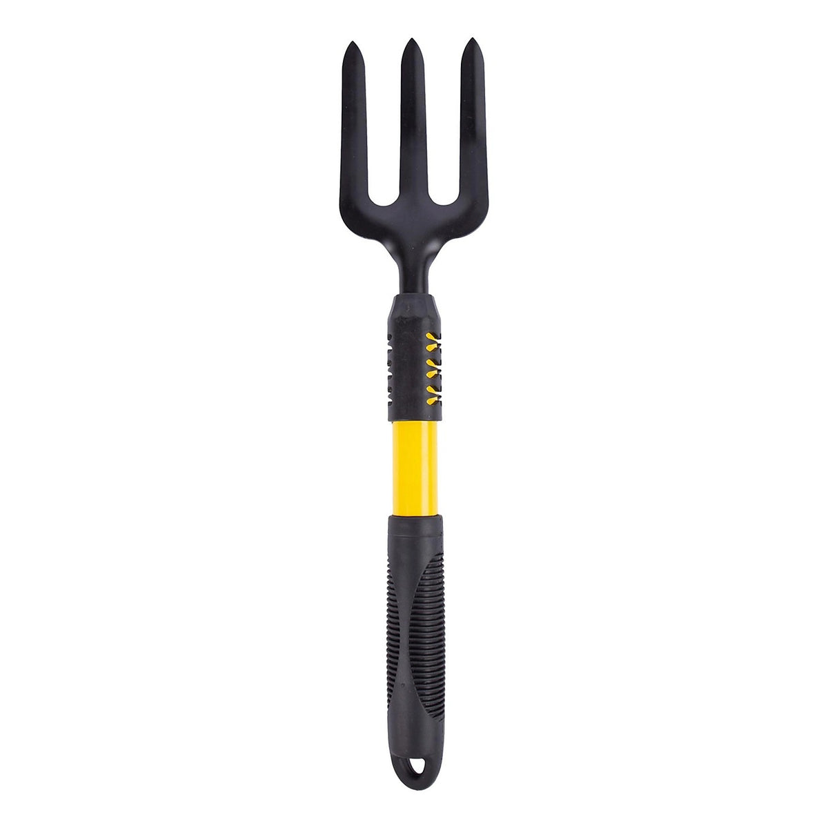 Green Blade Cushion Grip Hand Held Fork Yellow and Black 41cm x 8cm GF110 | Carbon Steel | Durable