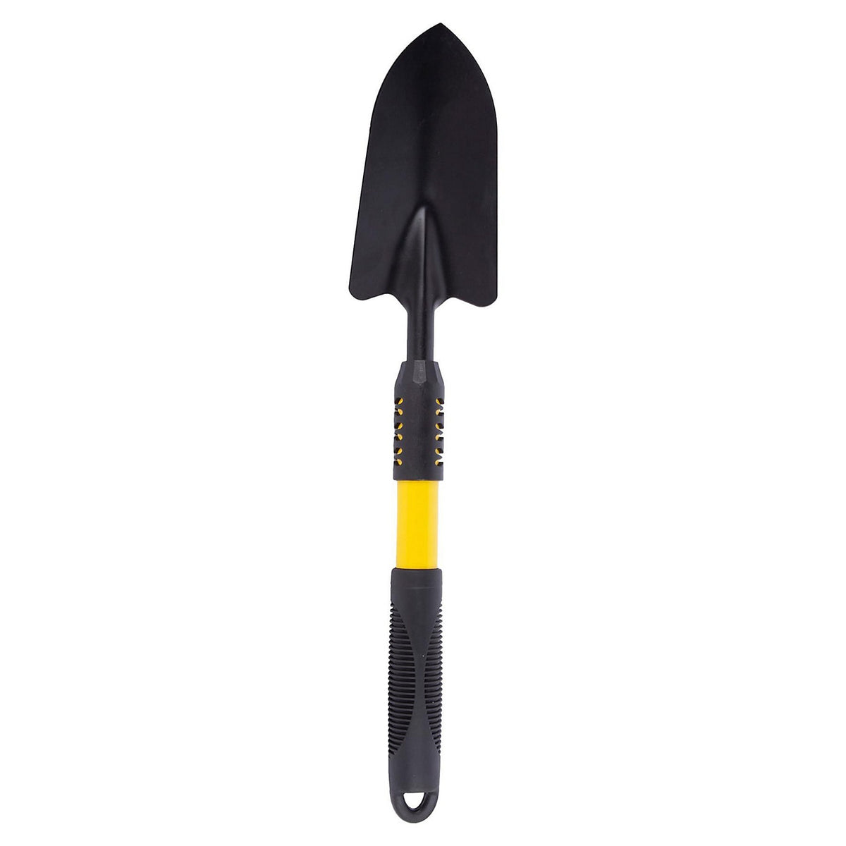 Green Blade Cushion Grip Hand Held Trowel Yellow and Black 44cm x 8.5cm GS110 | Carbon Steel | Durable