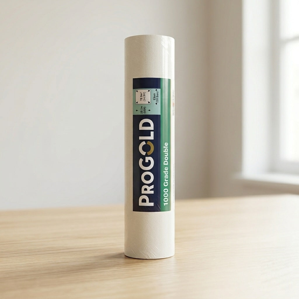 ProGold 1000 Grade Double Lining Paper White 20.1Mtr x 53cm 737318 | Wall Liner Wallpaper Base Paper | Decorating Preparation Paper | Smooth Surface Wall Covering | Paintable Wall Lining for Interior Renovation and Redecoration
