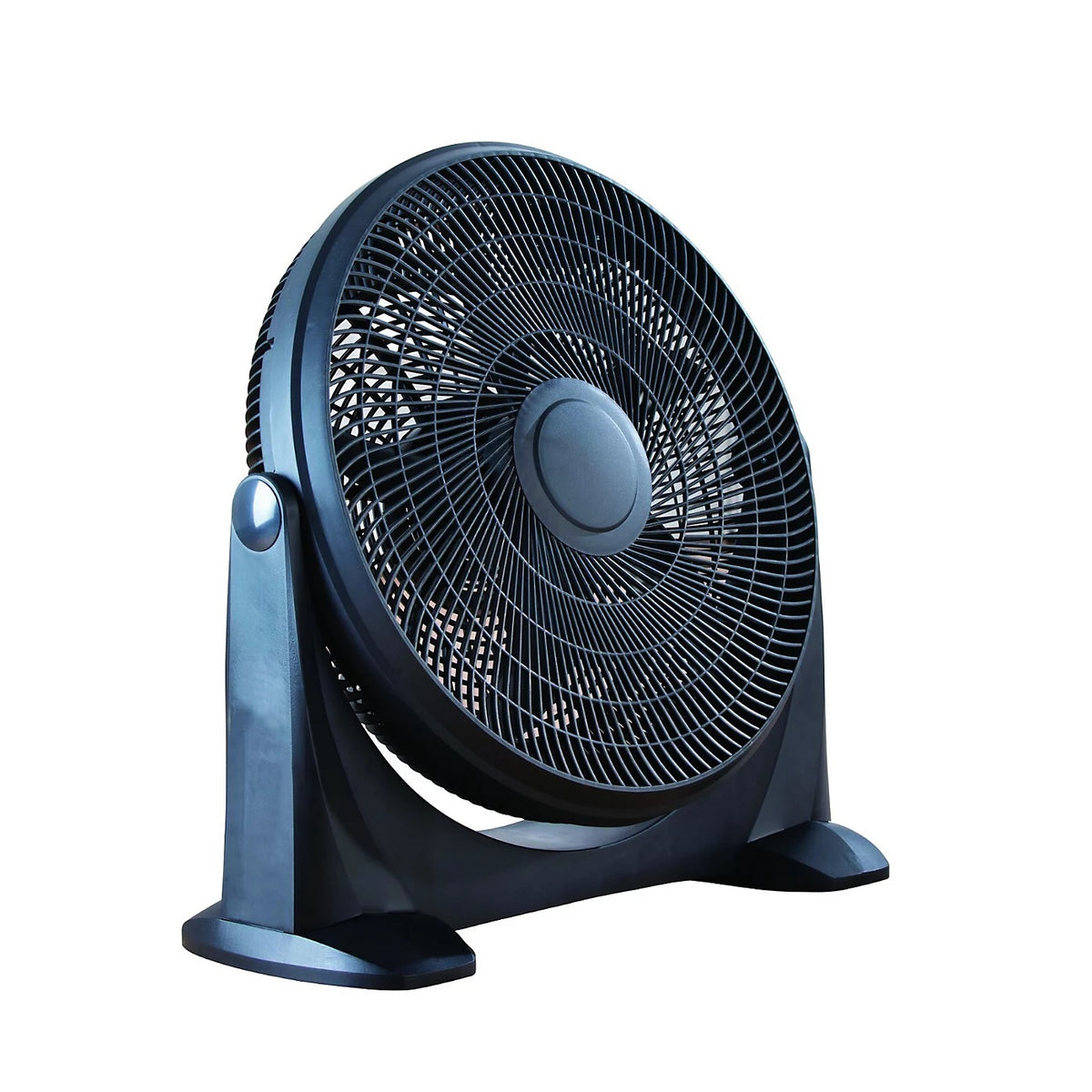 Daewoo High-Velocity Floor Fan Black 20-Inch COL1479 | 3 Speed Settings | Carry Handle | Instant Cool Air | Up and Down Tilt