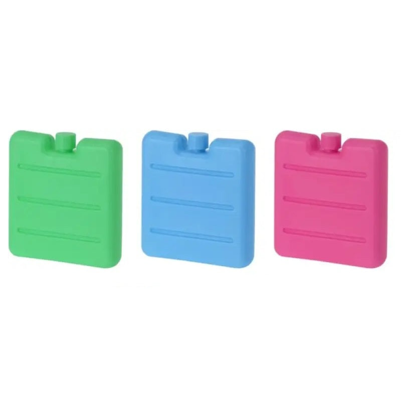Excellent Houseware Ice Pack Cooling Set Assorted Colours Pack of 3 101004630 | Reusable Freezer Ice Packs | Picnic Cooling Packs