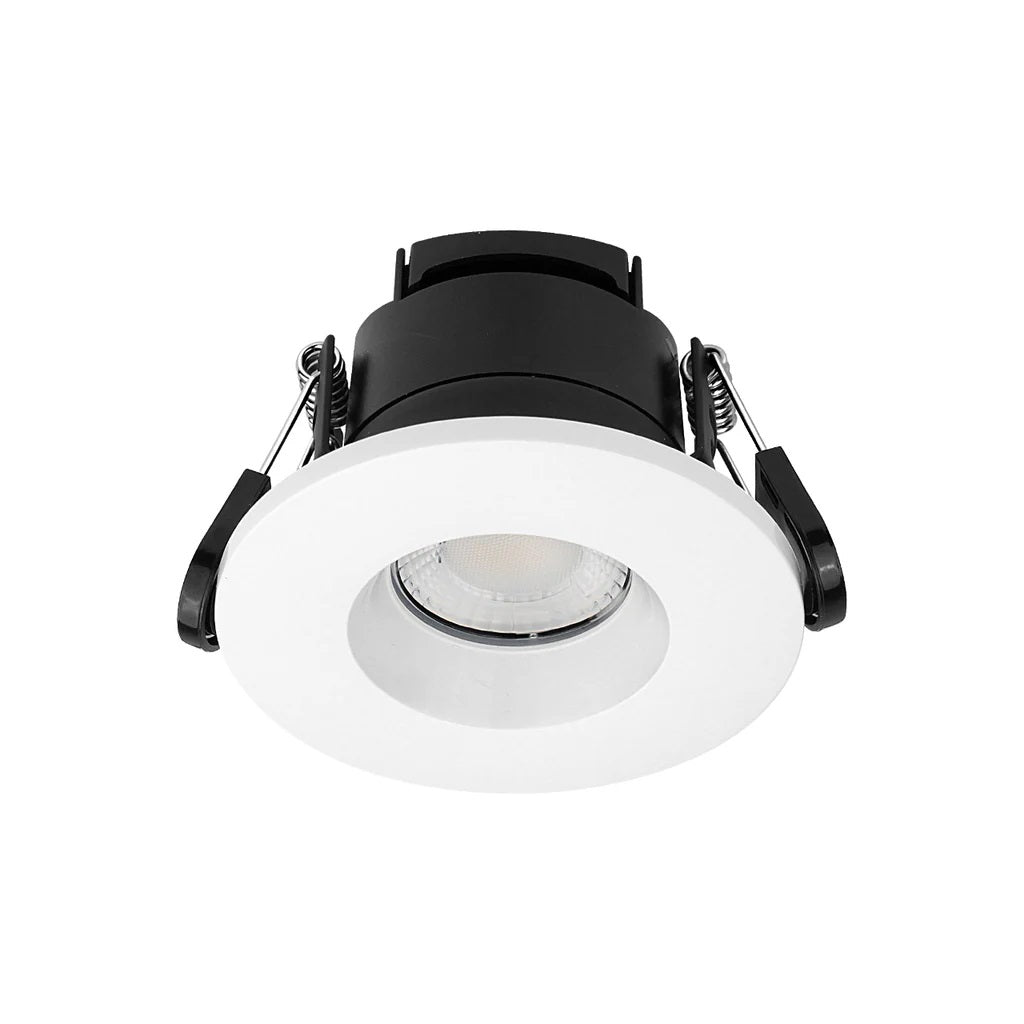 Paul Russells Fire Rated 6W LED Downlights White 11576 | 540 Lumens | 30000 Hours | IP65 | 3 Selectable Colours | Dimmable