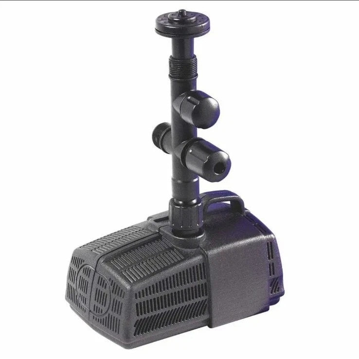 Hozelock Cascade 1500 Fountain And Waterfall Pump Black 3354B0000 | Attractive Water Features | Easy Installation | Low Maintenance | Supplied with Complete Fittings