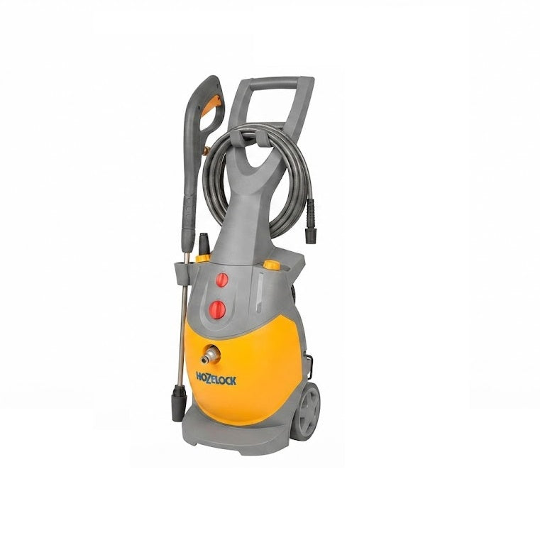 Hozelock Heavy Duty 150 Bar Pressure Washer Yellow 2100W 79028000 | Supplied With Complete Fittings | Outdoor Cleaning Equipment
