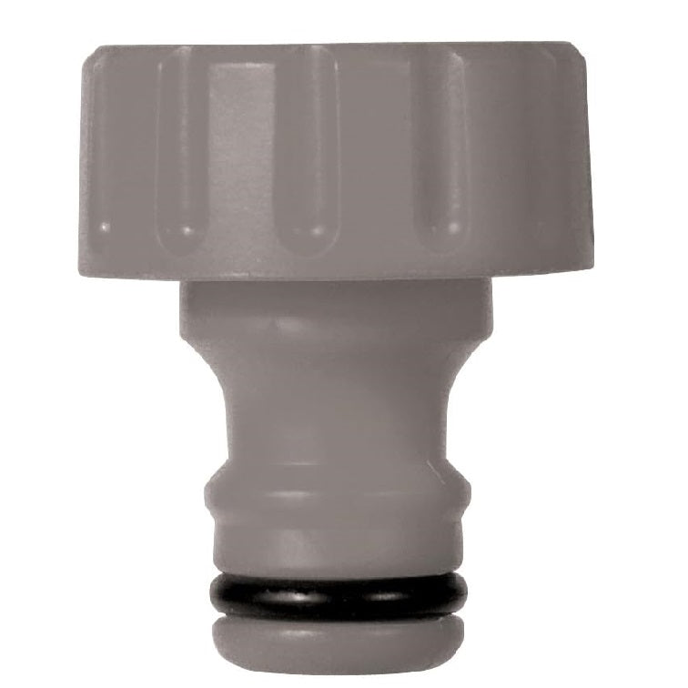 Hozelock Hose Reel and Cart Grey Threaded Inlet Adaptor 5-8-Inch BSP 2169 | Premium Quality Replacement Fitting Component | Leak-Proof Quick Connect Male Adapter Valve | Durable Plastic Flat and Spiral Pipe Joint Spacer | Supplied with Complete Fittings