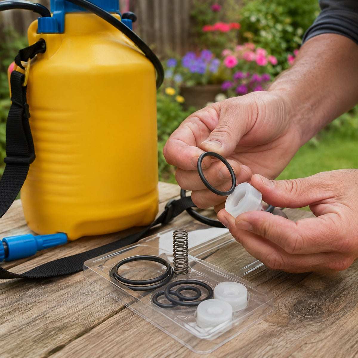 Hozelock Standard Plus Pressure Sprayers Annual Service Kit Assorted 4125 | Supplied With Complete Fittings | Best For 5Ltr | 7Ltr and 10Ltr Sprayer | Sprayer Maintenance Kit | Sprayer Repair Accessories