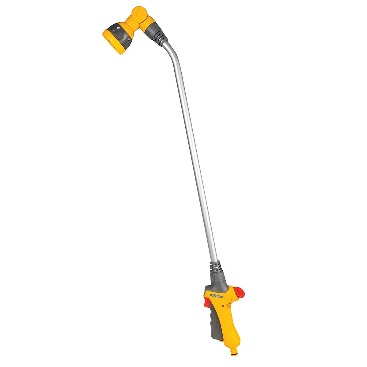 Hozelock Adjustable Head Long Reach Watering Lance Spray Plus Yellow 90cm 26970000 | Supplied With Complete Fittings | Garden Hose Accessories | Adjustable Garden Sprayer | Watering Lance