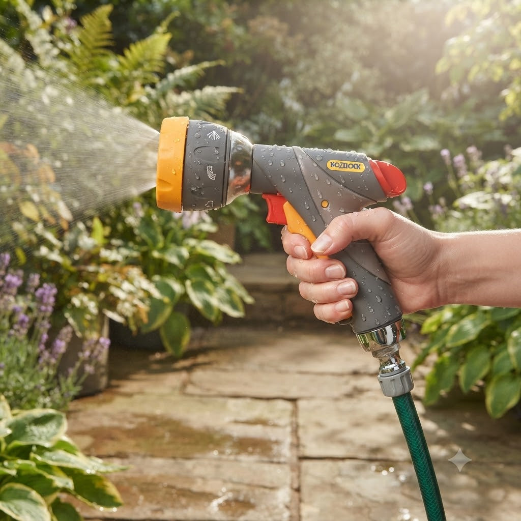 Hozelock Garden Hose Multi Spray Pro Gun Multicolor 26940000 | Supplied With Complete Fittings | Watering and Cleaning | Gardening Accessories