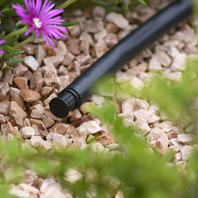 Hozelock End Plugs Black 13mm 70310012 | Supplied With Complete Fittings | Pack of 12 | Irrigation System Accessories | Drip System Accessories | Leak Prevention End Plugs