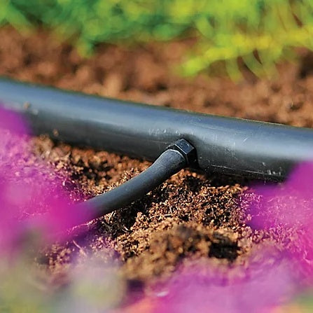 Hozelock Straight Connector Black Pack of 12 27780012 | Supplied With Complete Fittings | 4mm and 13mm | Pipe Joiner | Irrigation Pipe Connector | Hozelock Irrigation Accessories