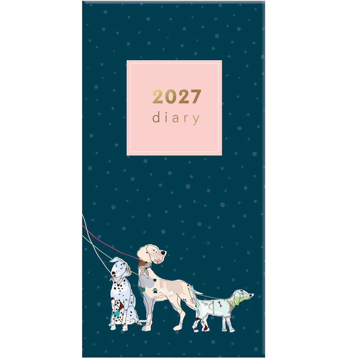 Design Group 2027 Slim Week to View Diary Assorted YCORDIA5A004 | Executive Diary | Office Diary | Student Diary | Organiser Notebook | Travel Diary