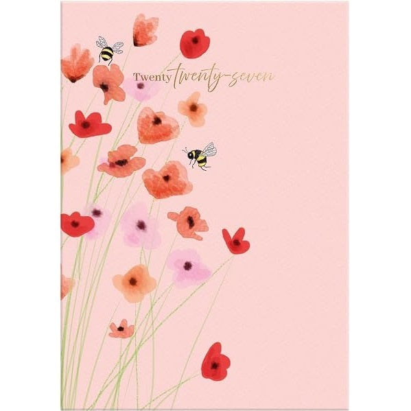 Design Group 2027 Week to View Hardback Diary Assorted A5 YCORDIA5A008 | Office Diary | Student Diary | Study Planner | Organiser Notebook | Desk Diary