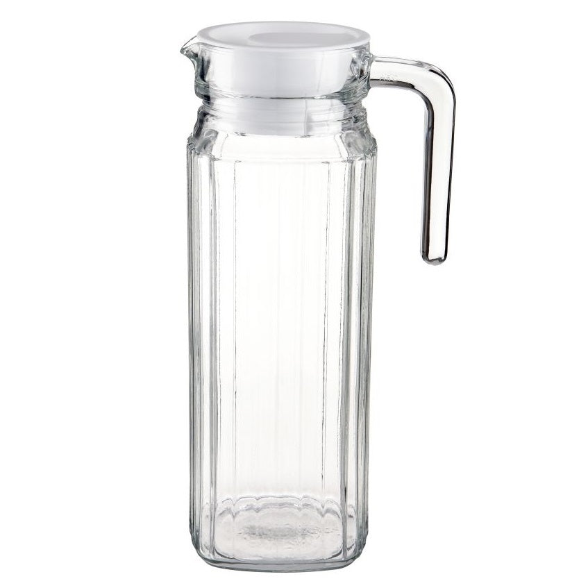 Ravenhead Essentials Fridge Jug With Lid Clear 900ml 40.894 | Dishwasher Safe | Beverage Serving Jug