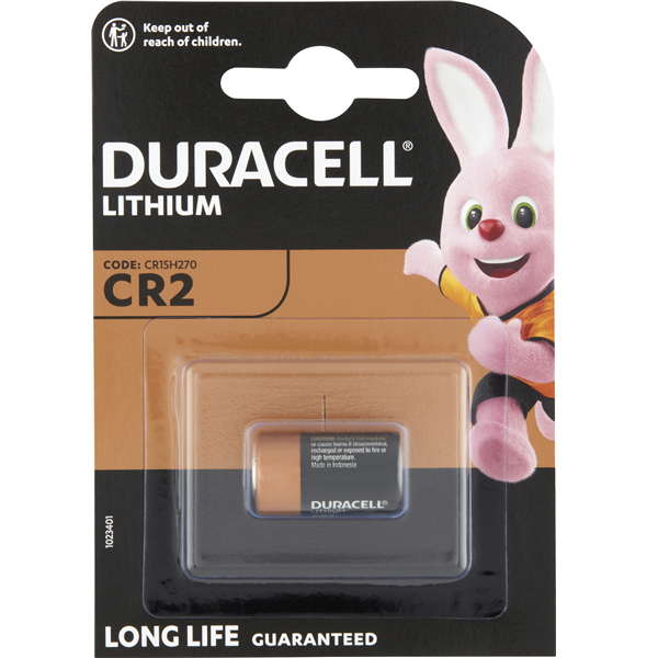 Duracell CR2 Lithium Battery Copper and Black 3V S386 | Long Life Battery | High Performance Battery | Electronic Device Battery | Digital Camera Battery