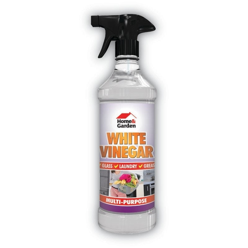 Home and Garden Multi-Purpose White Vinegar Clear 500ml 1076 | Household Cleaning Vinegar | Limescale Remover | Multi Surface Cleaner