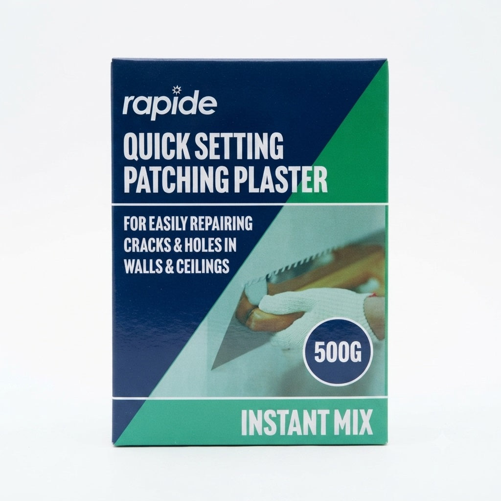 Rapide Quick Setting Patching Plaster White 500g 3129 | For Easily Repairing Cracks And Holes In Walls And Ceilings | Instant Mix