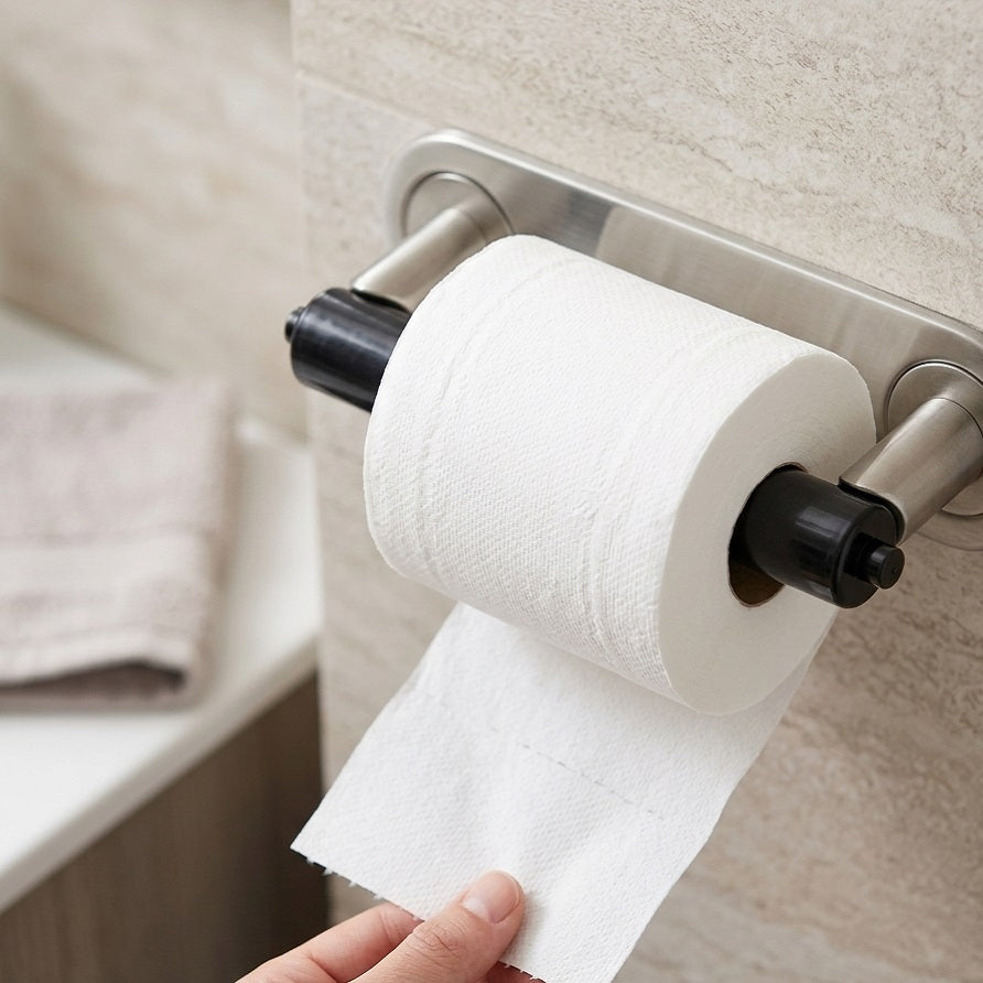 Bluecanyon Nexus Spare Toilet Roll Holder Spindle Black BA6692 | Spring Loaded Toilet Paper Roller Insert Replacement | Bathroom Accessories Fixture
