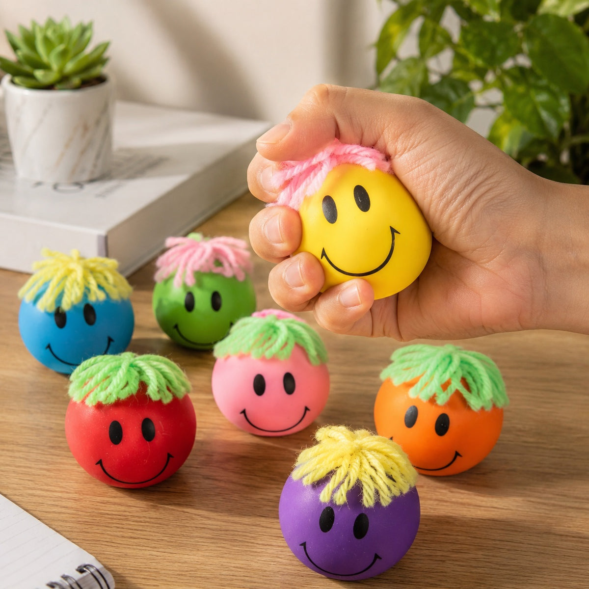 HGL Funny Squish and Squash Moody Faces Assorted SV6599 | Sensory Fidget Toy | Party Favour Toy | sStress Relief Toy | Novelty Toy | Squeeze Toy | Tactile Toy