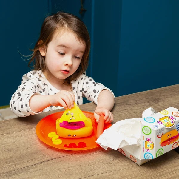 HGL Fidget Hot Dog Multicolour SV22017 | Build It | Squish It | Food Themed Toy | Fidget Sensory Toy | Kids Novelty Toy | Small Gift Toy | Hot Dog Toy For Kids
