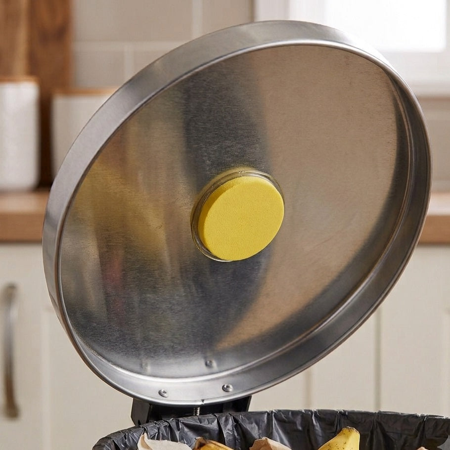 Ashley Housewares Citrus Lemon Scented Bin Freshener Yellow Pack of 2 BF400 | Odour Neutraliser | Self-Adhesive Dustbin Air Freshener | Long Lasting Up to 30 Days | Ideal for Kitchen-Bathroom-Nappy and Office Bins or Even as a General Air Freshener