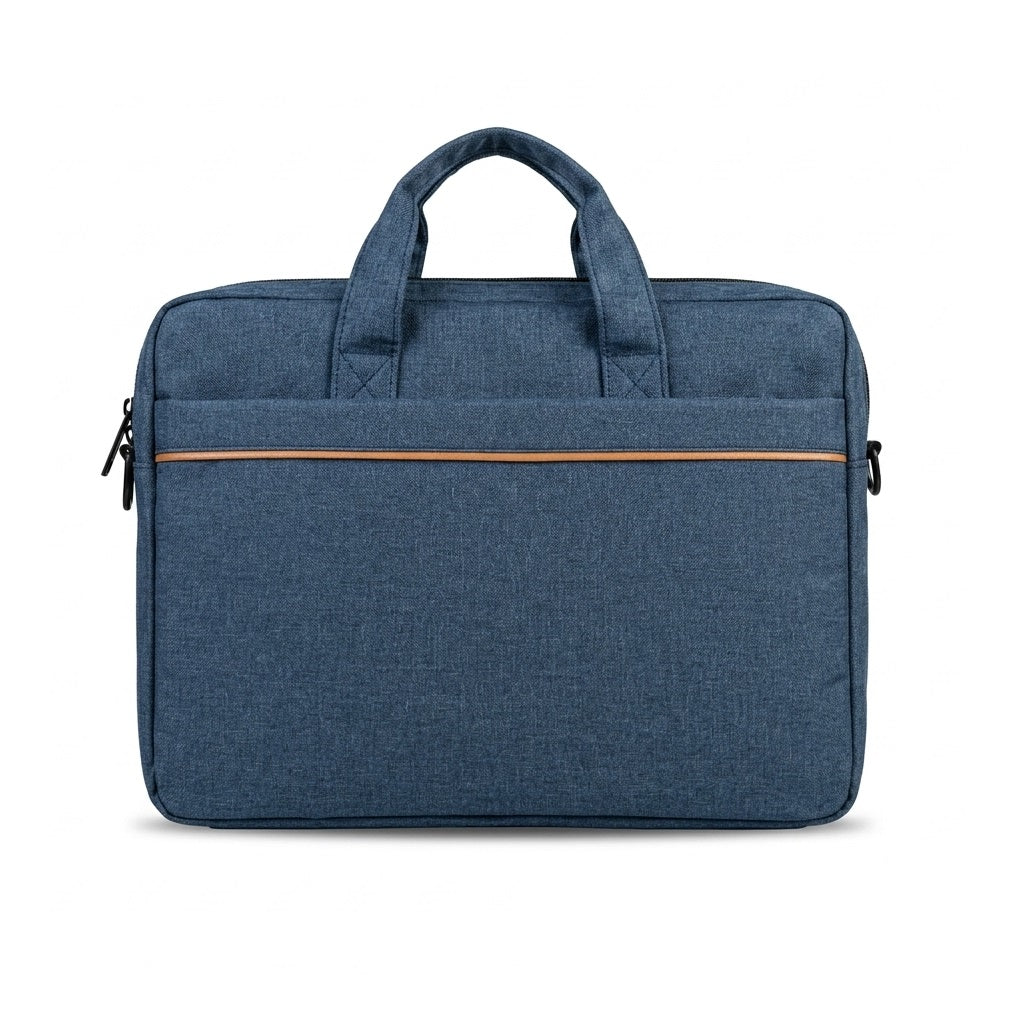 Laptop Briefcase Assorted CT007B | Padded Business Briefcase Tote | Travel Document Shoulder Bag | Zippered Front Pocket Organizer | Lightweight Protective Notebook Sleeve