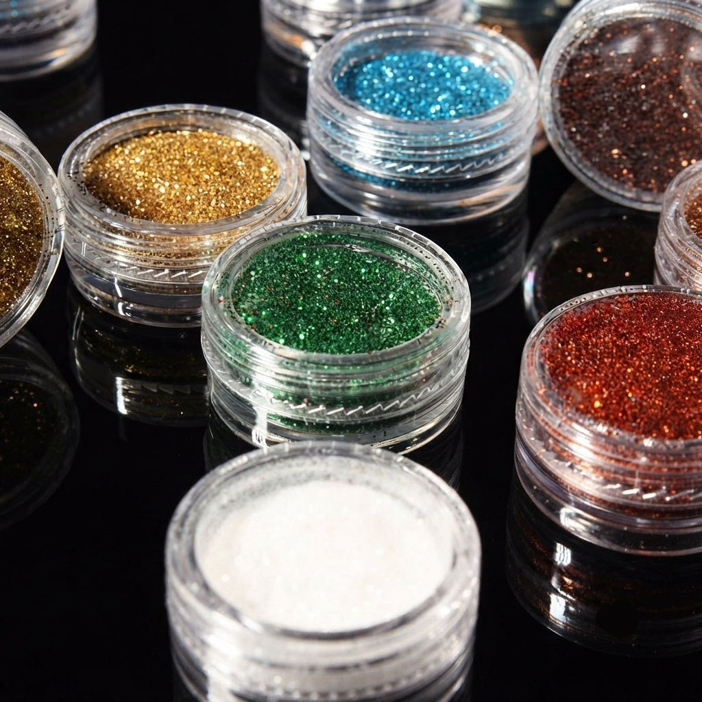 Artbox Craft Metallic Glitter Pots Assorted Colours Pack of 9 6090 | Great Creative Fun | Safe and Non Toxic | Decorative Glitter | Creative Craft Kit