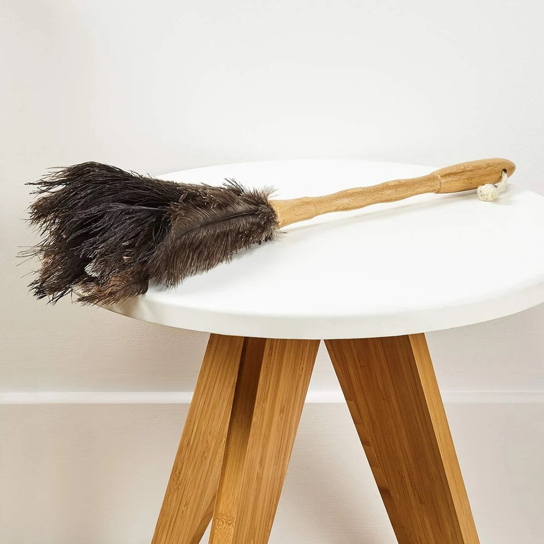 Addis Bamboo Ostrich Duster Brown 517676 | Made with Natural Bamboo | Dusting Brush | Reusable Household Cleaning Duster