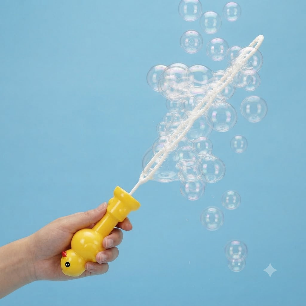 Henbrandt Bubble Sword With Duck Handle Yellow 90ml R50057 | Outdoor Bubble Toy | Bubble Party Toy | Birthday Party Toy | Bubble Maker | Bubble Wand | Bubble Fun Toy | Bubble Blower