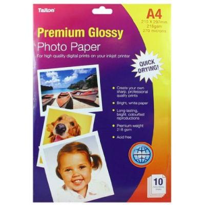 Tallon A4 Glossy Photo Paper Pack of 25
